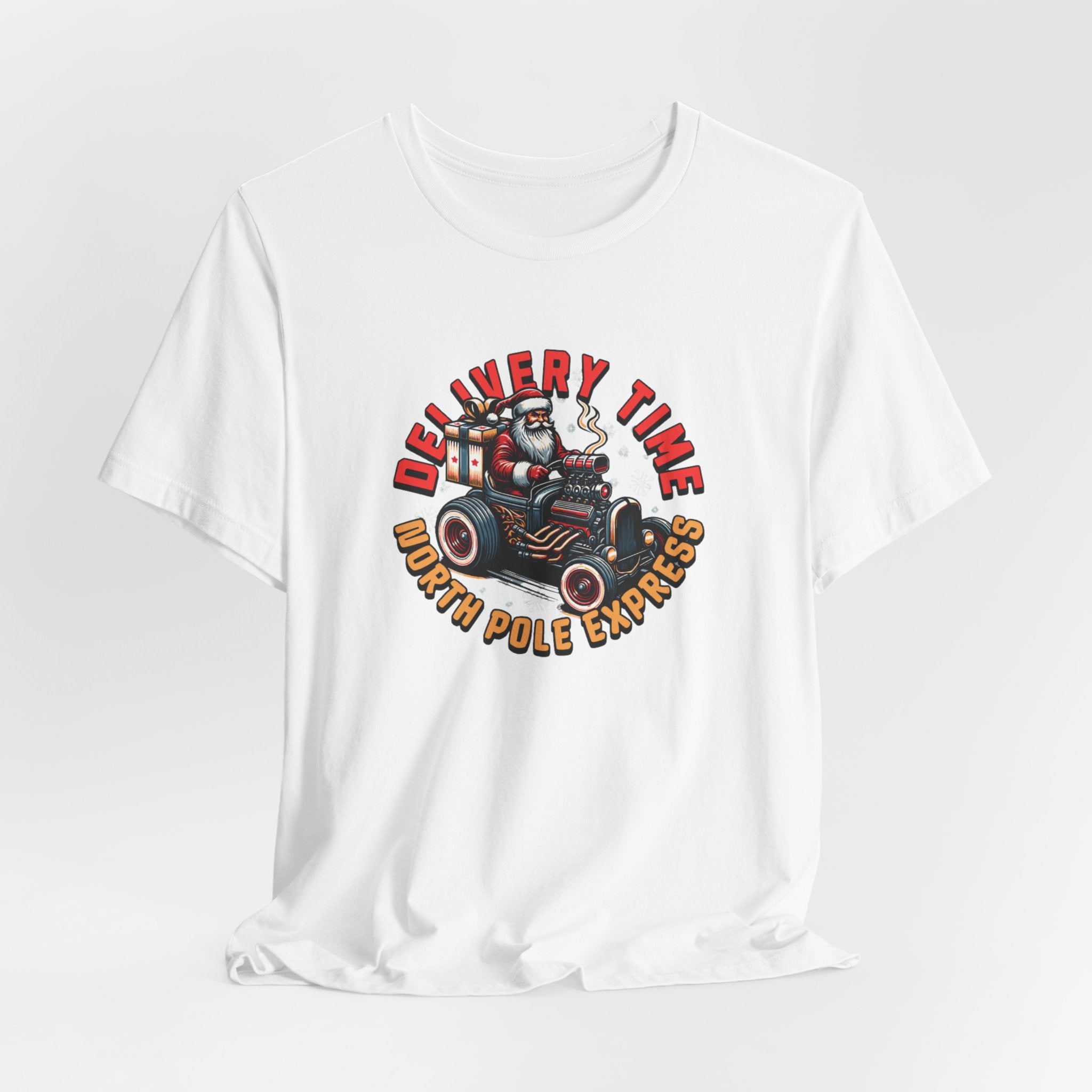 Christmas Santa Hotrod tee| Vintage Shirt|