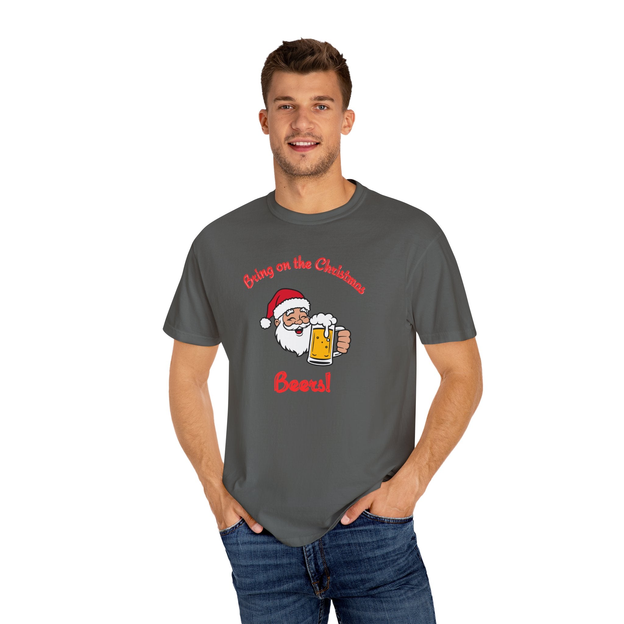 Santa BeerT-shirt|Funny shirt| Christmas Shirt