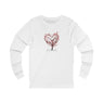 Long Sleeve Tee Love You Always Fall Tree Heart Design