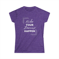 Inspirational quote-"Make Your Dreams Happen by Doctor T-shirt Studio