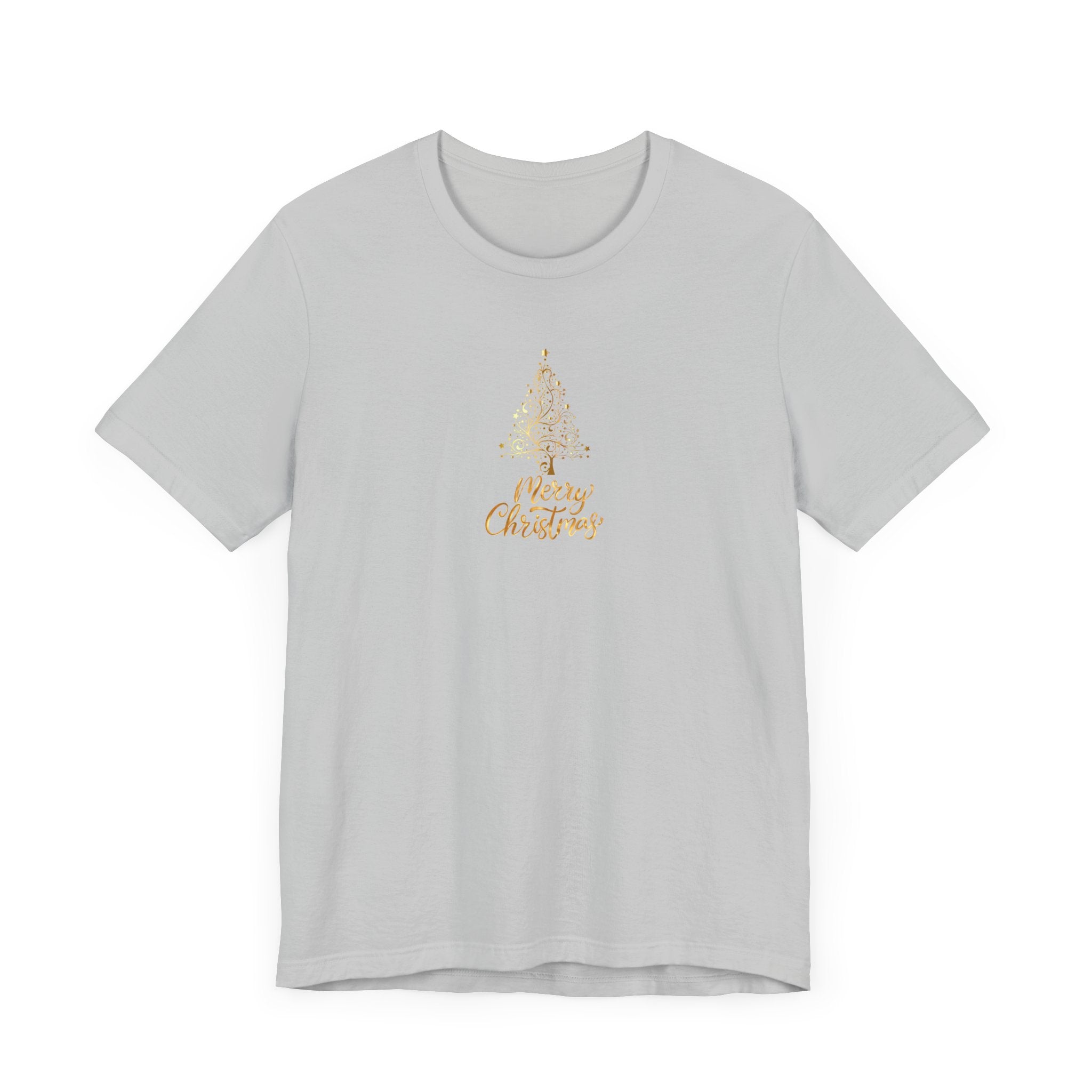 Christmas Golden Tree Unisex Tee Shirt