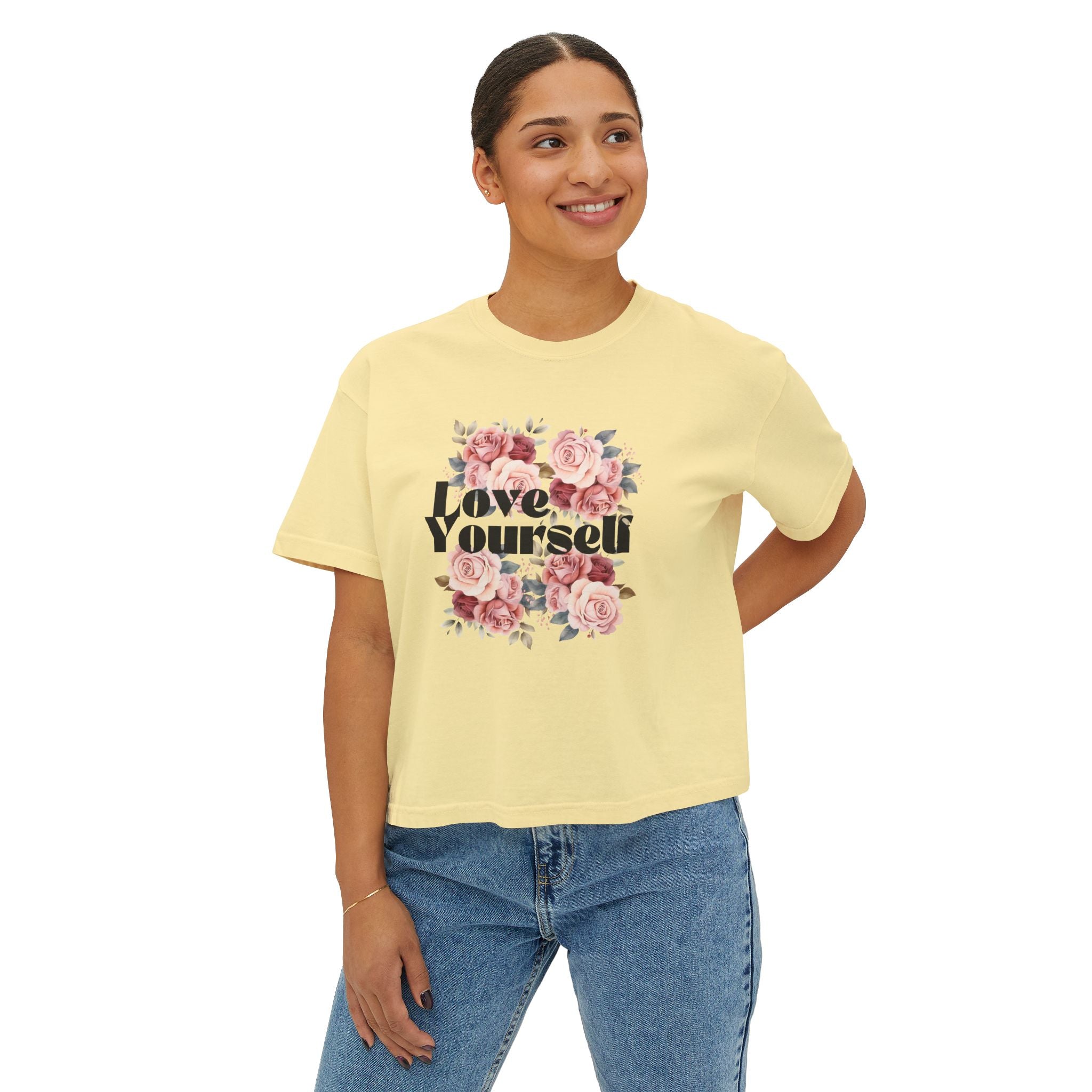 Love Yourself (Flower arrangement) by Doctor T-shirt Studio