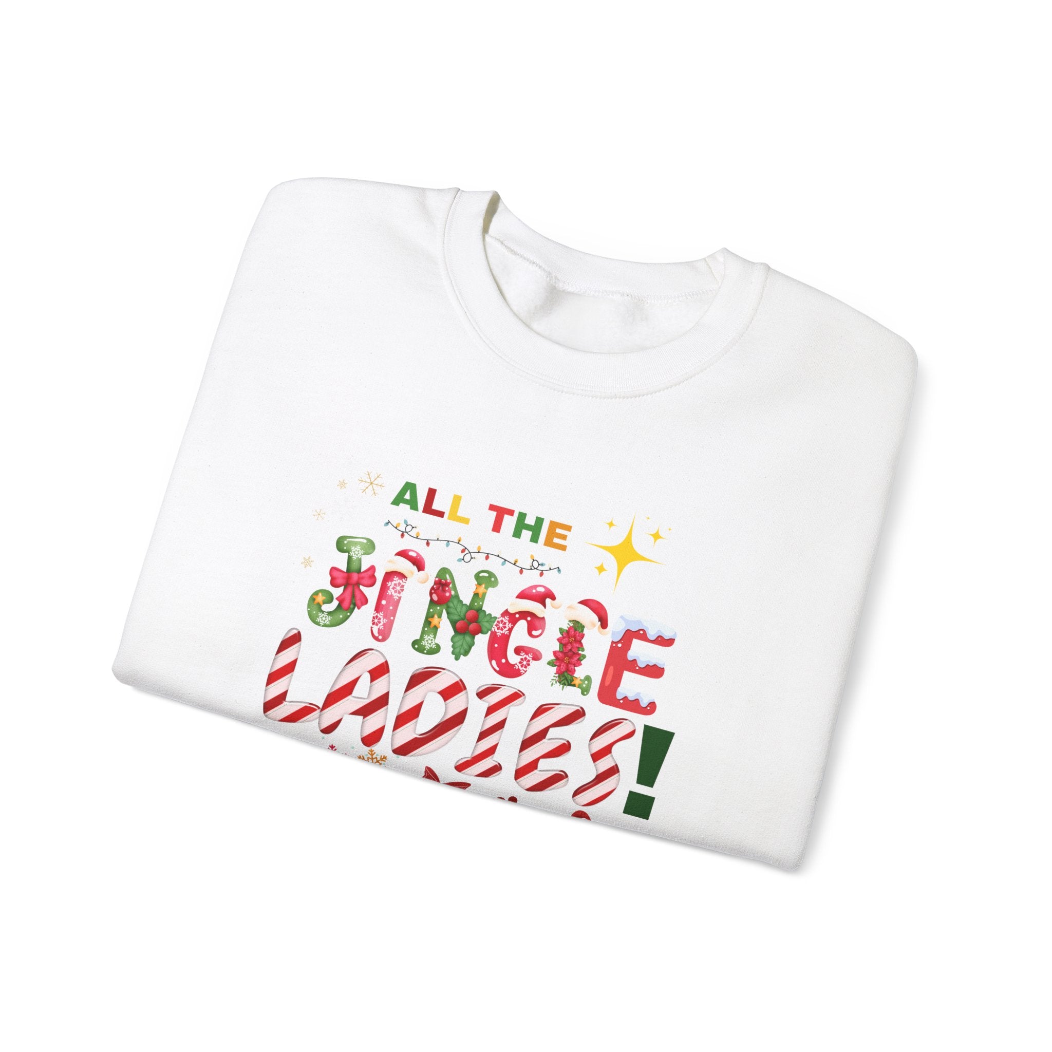 All The Jingle Ladies Sweatshirt| Christmas Sweater| Womens Christmas sweater