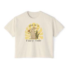 'Life is a fairy tale'| boxy tee| Vintage Shirt|  Women's T-Shirt