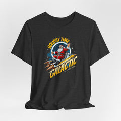 Christmas Galactica Tee| Santa| Rocket ship