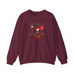 Christmas Spirit Wine Sweatshirt