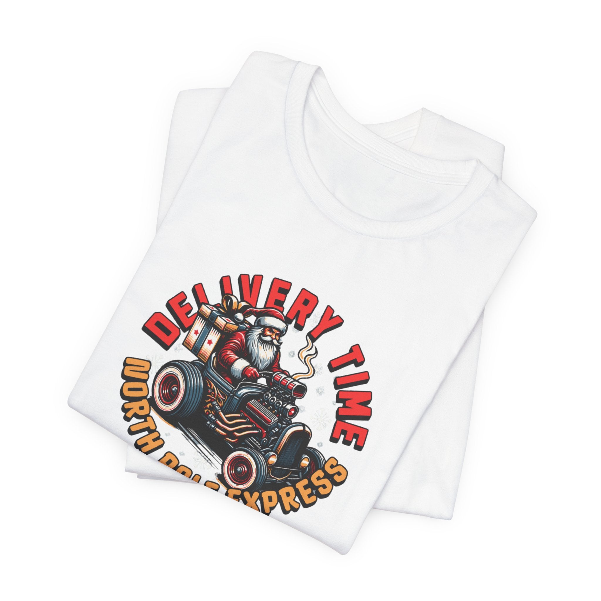 Christmas Santa Hotrod tee| Vintage Shirt|