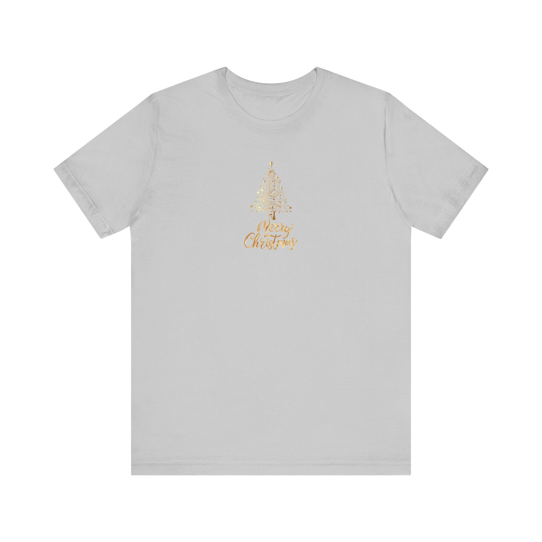 Christmas Golden Tree Unisex Tee Shirt