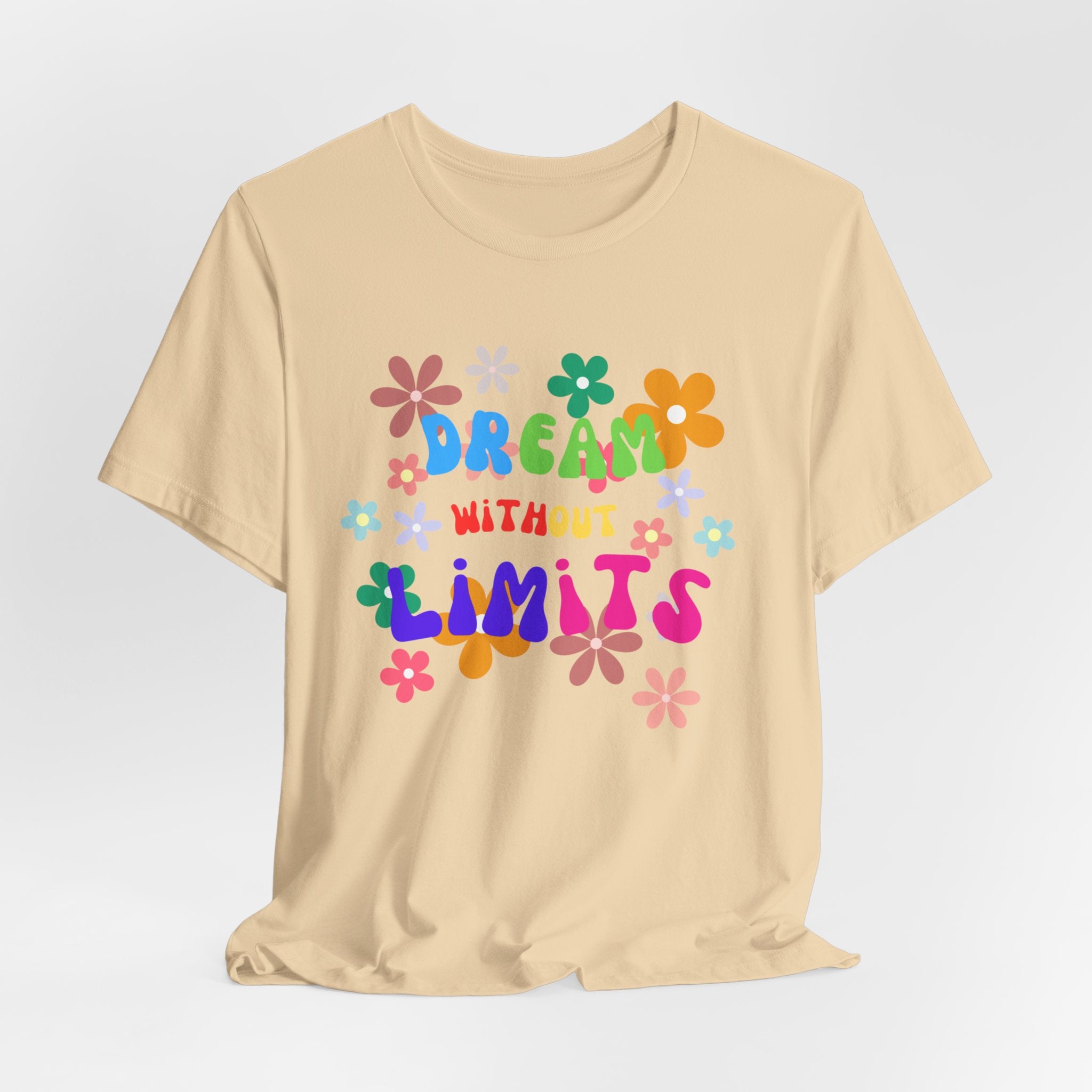 Women's Tee - Inspirational Quote 'Dream Without Limits' by DTS