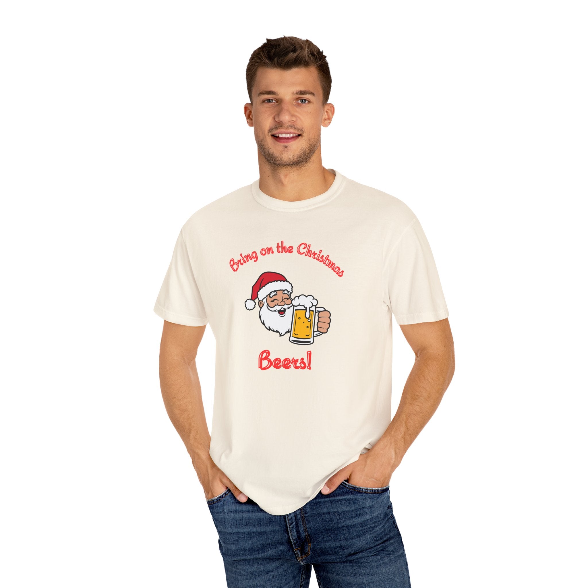 Santa BeerT-shirt|Funny shirt| Christmas Shirt