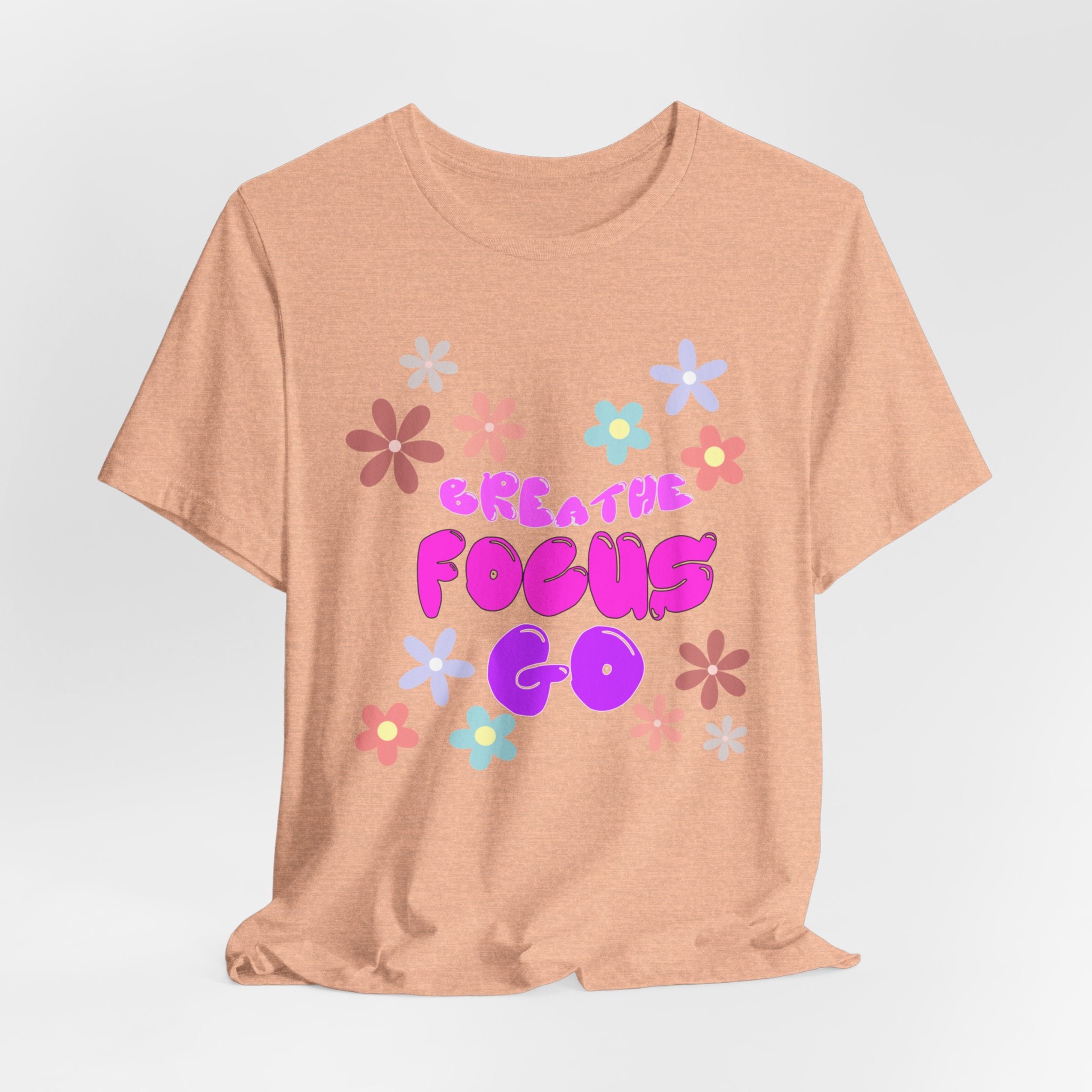 Motivational Quote Floral Tee by Doctor T-shirt Studio