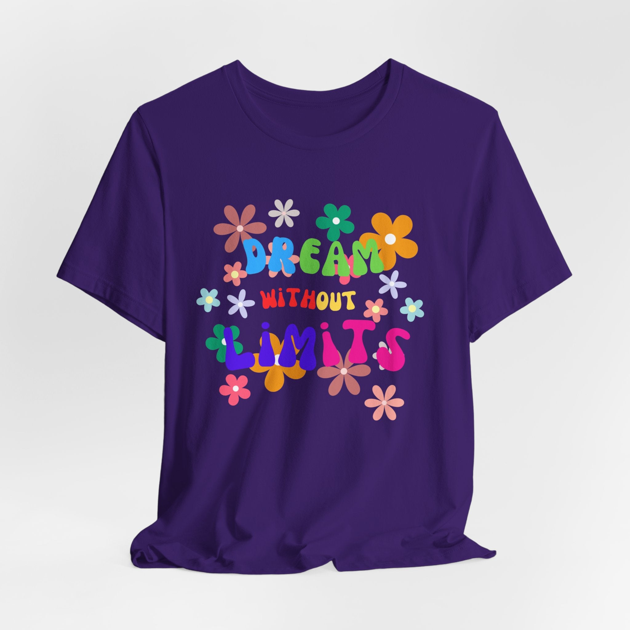 Women's Tee - Inspirational Quote 'Dream Without Limits' by DTS