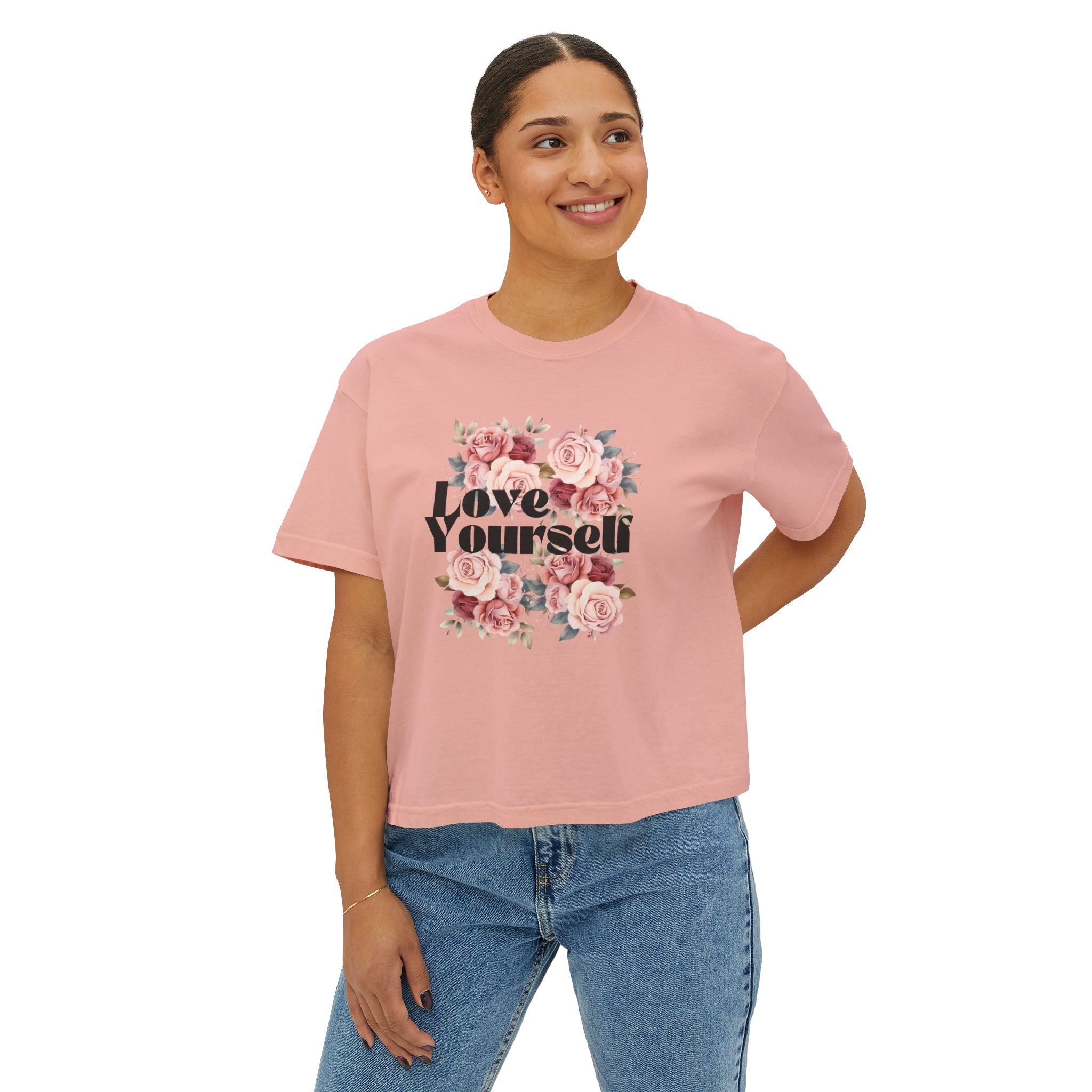 Love Yourself (Flower arrangement) by Doctor T-shirt Studio