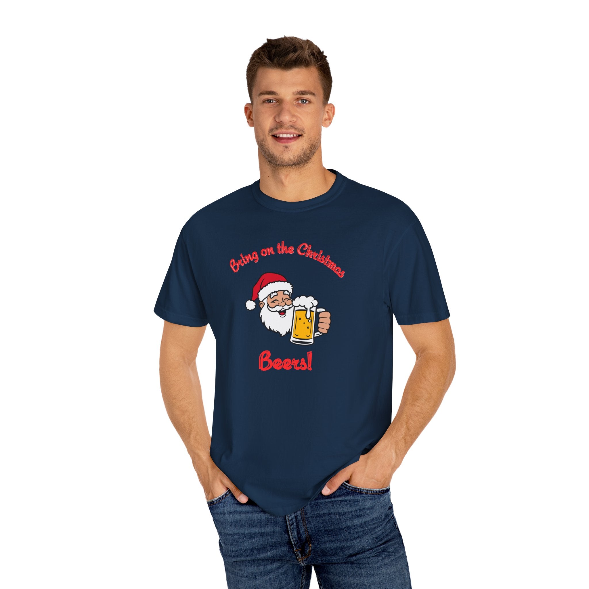 Santa BeerT-shirt|Funny shirt| Christmas Shirt