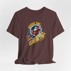 Christmas Galactica Tee| Santa| Rocket ship