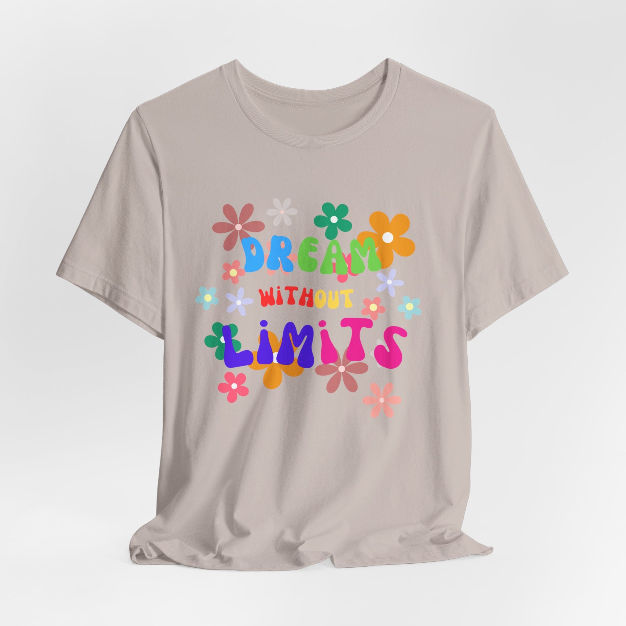 Women's Tee - Inspirational Quote 'Dream Without Limits' by DTS