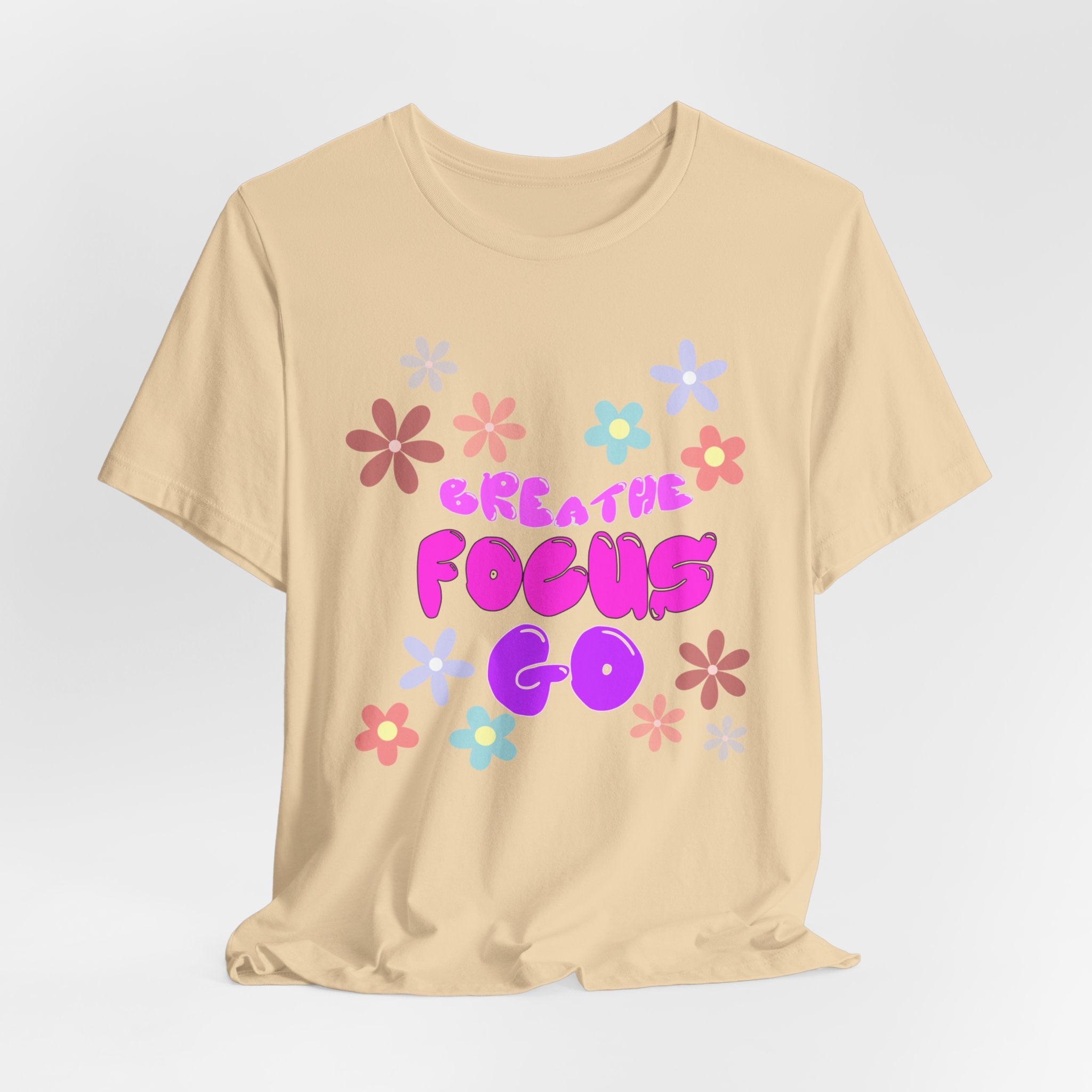 Motivational Quote Floral Tee by Doctor T-shirt Studio