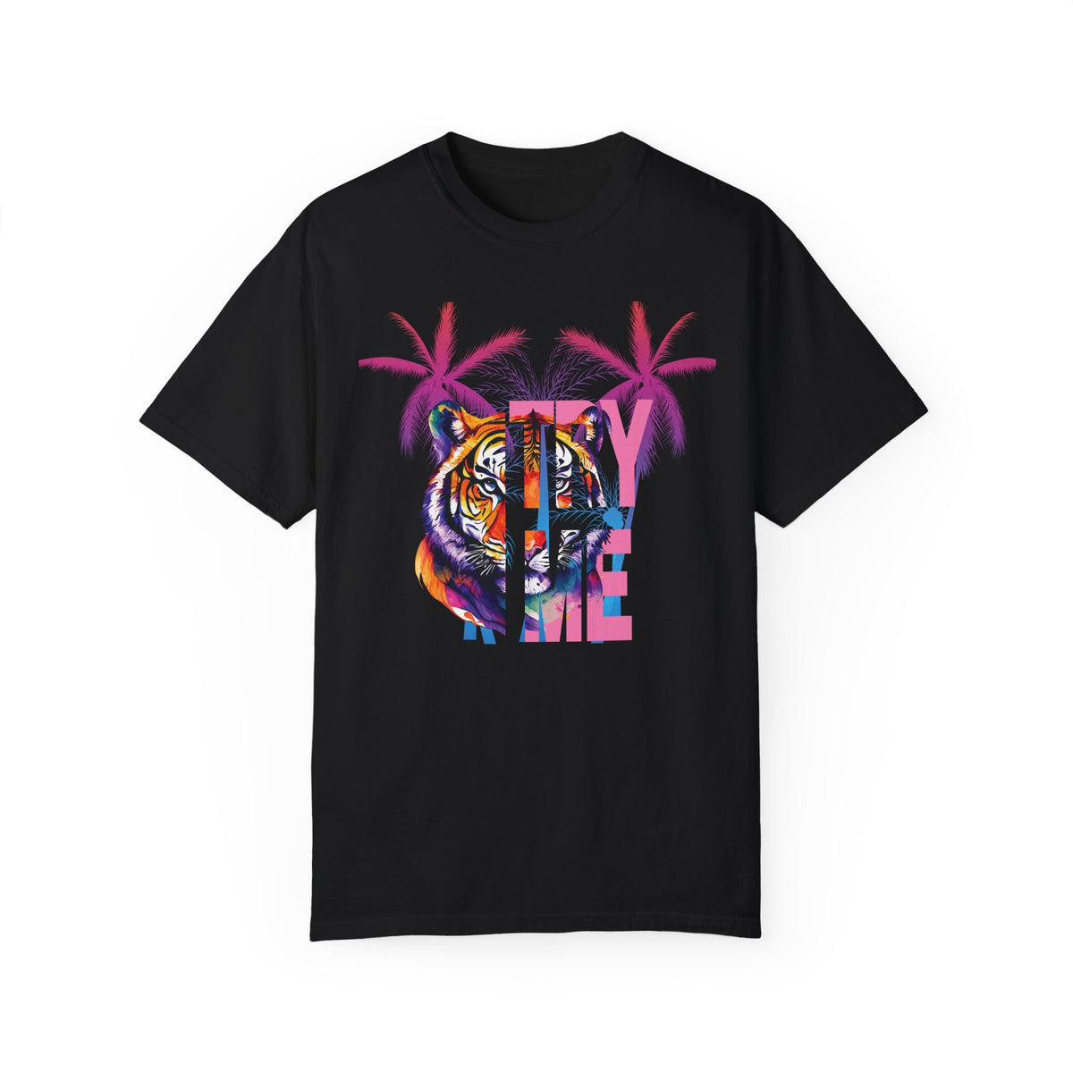 Try Me|Empowerment shirt| Tiger T-shirt| Colorful Shirt