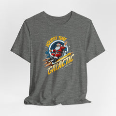 Christmas Galactica Tee| Santa| Rocket ship