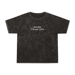 Mineral Wash T-Shirt - Spiritual Quote 'Dear God, Thank You'